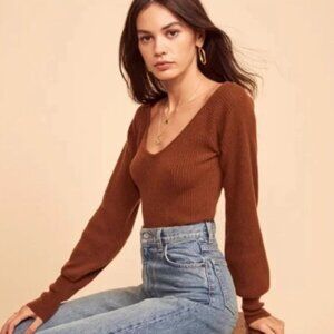 Reformation Hart Cashmere Sweater (M)